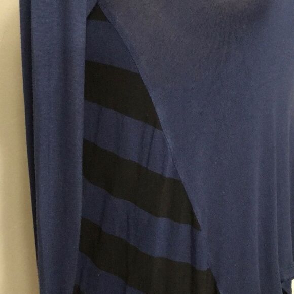Hi-lo striped jersey top. NWOT - Picture 5 of 7